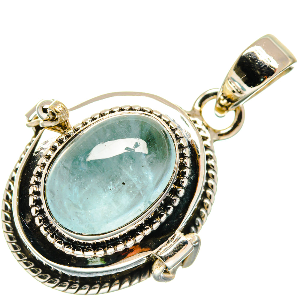 Aquamarine Pendants handcrafted by Ana Silver Co - PD21595