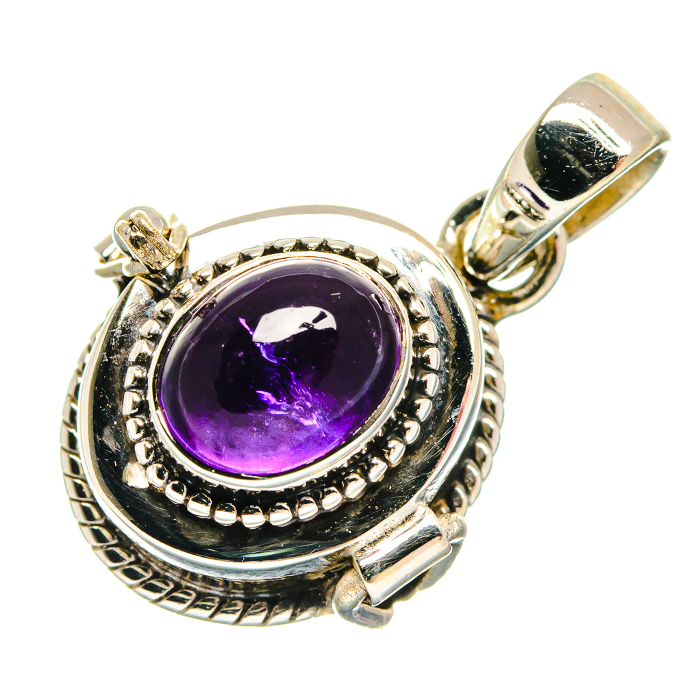 Amethyst Pendants handcrafted by Ana Silver Co - PD21596 - Photo 2