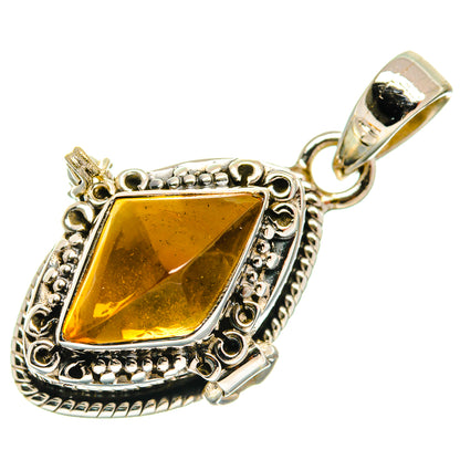 Citrine Pendants handcrafted by Ana Silver Co - PD21604