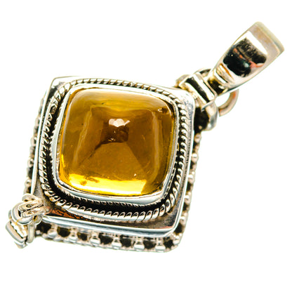 Citrine Pendants handcrafted by Ana Silver Co - PD21605 - Photo 2