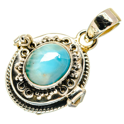 Larimar Pendants handcrafted by Ana Silver Co - PD21606 - Photo 2