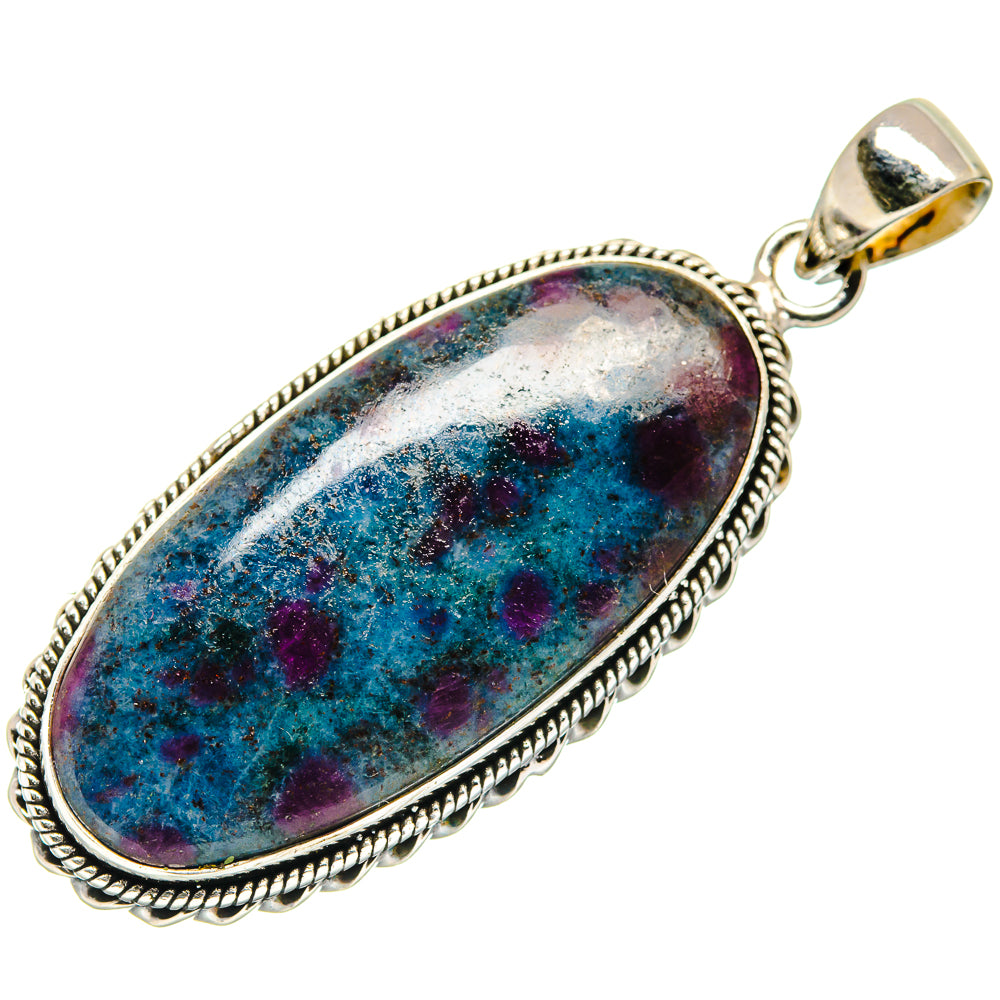 Ruby Fuchsite Pendants handcrafted by Ana Silver Co - PD21620