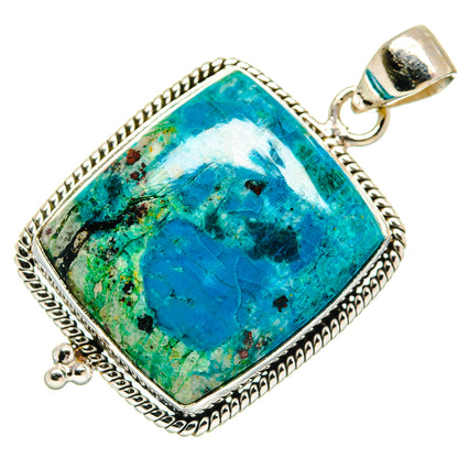 Chrysocolla Pendants handcrafted by Ana Silver Co - PD21632