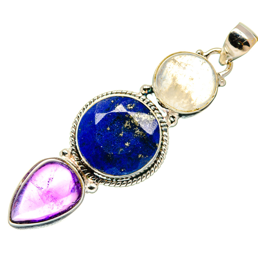 Lapis Lazuli Pendants handcrafted by Ana Silver Co - PD21642