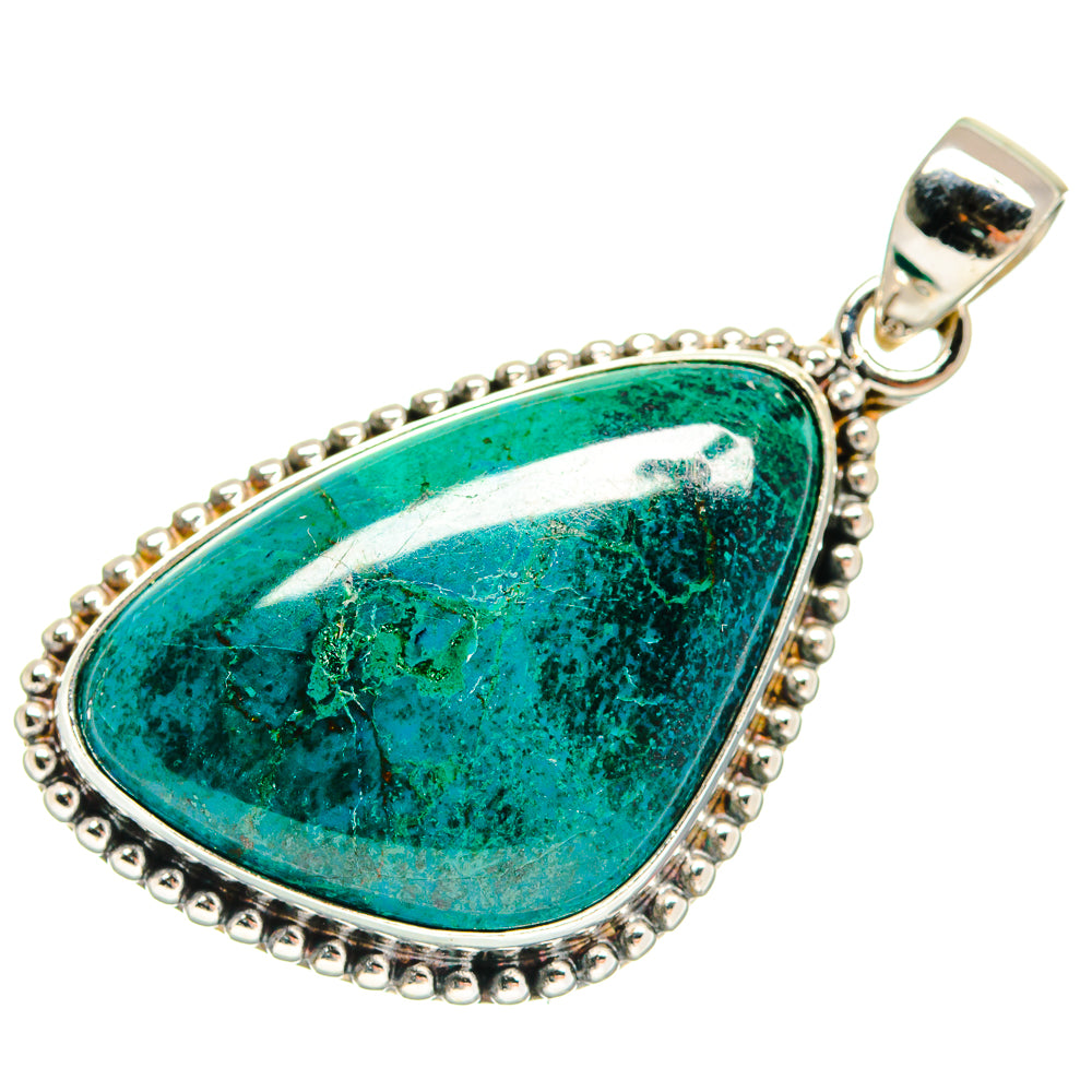 Chrysocolla Pendants handcrafted by Ana Silver Co - PD21661