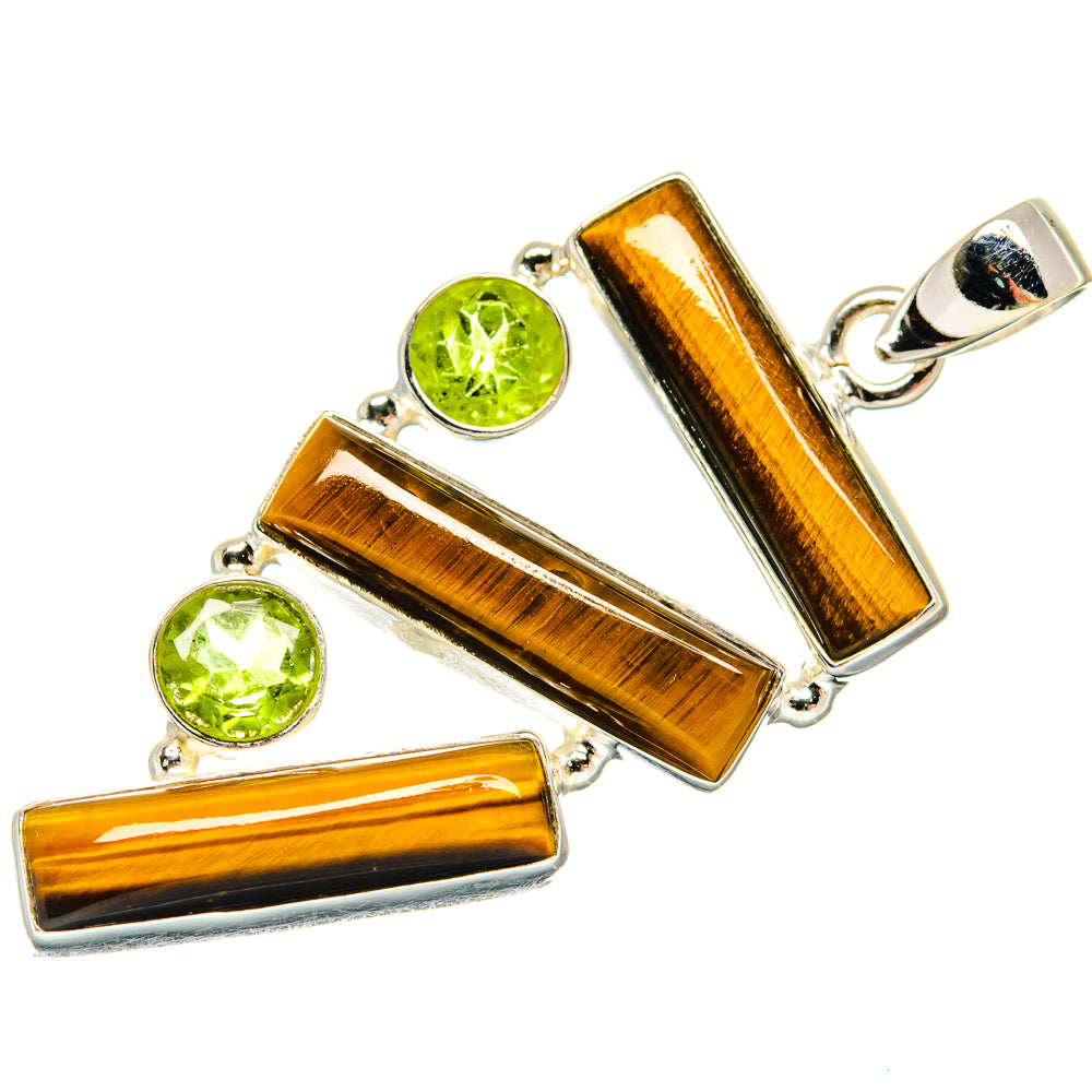 Tiger Eye Pendants handcrafted by Ana Silver Co - PD21669
