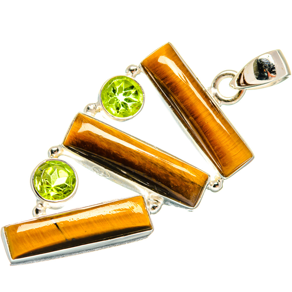 Tiger Eye Pendants handcrafted by Ana Silver Co - PD21672