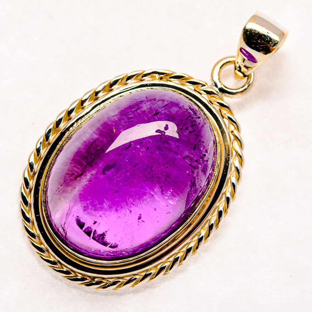 Amethyst Pendants handcrafted by Ana Silver Co - PD21689 - Photo 2