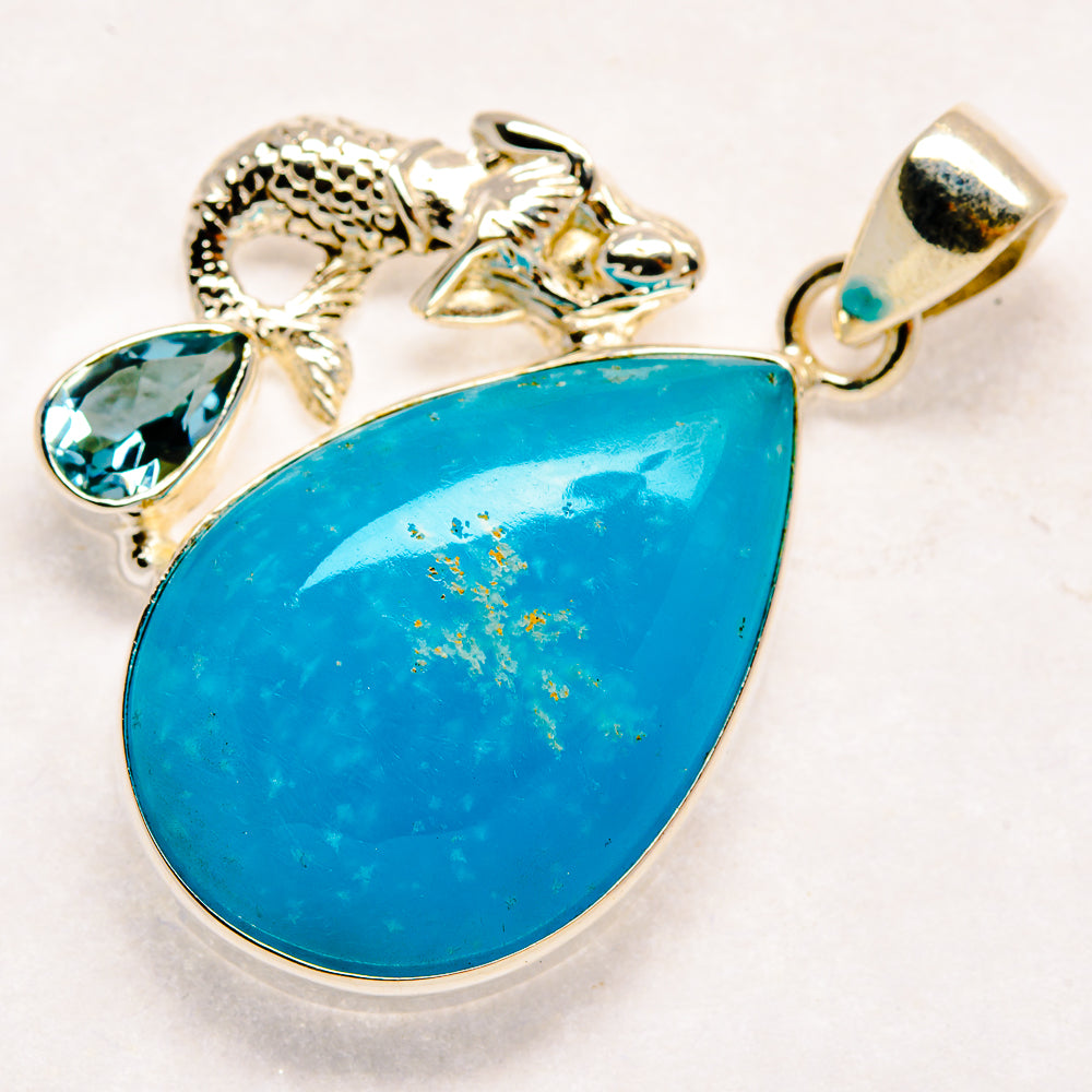 Smithsonite Pendants handcrafted by Ana Silver Co - PD21700