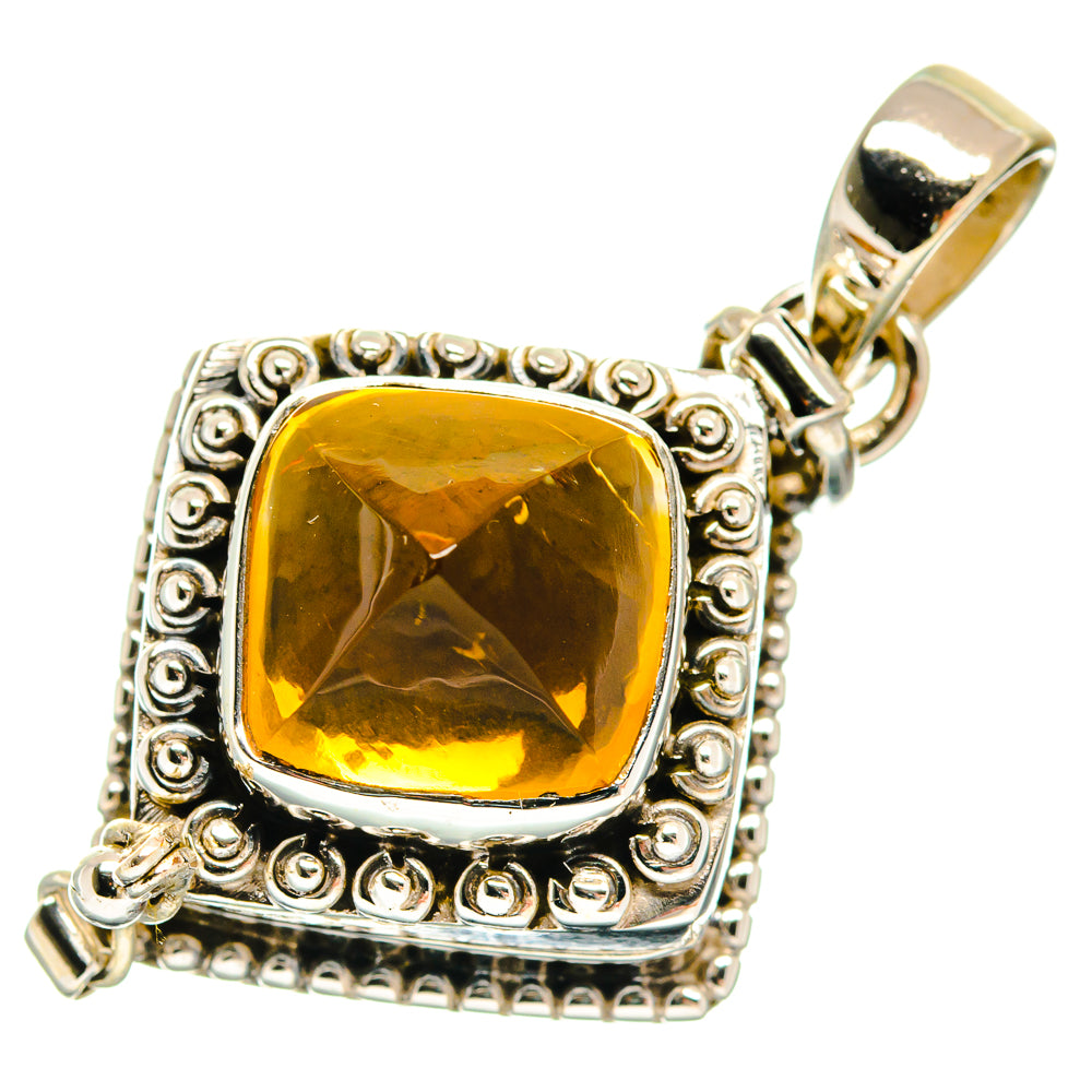 Citrine Pendants handcrafted by Ana Silver Co - PD21723 - Photo 2