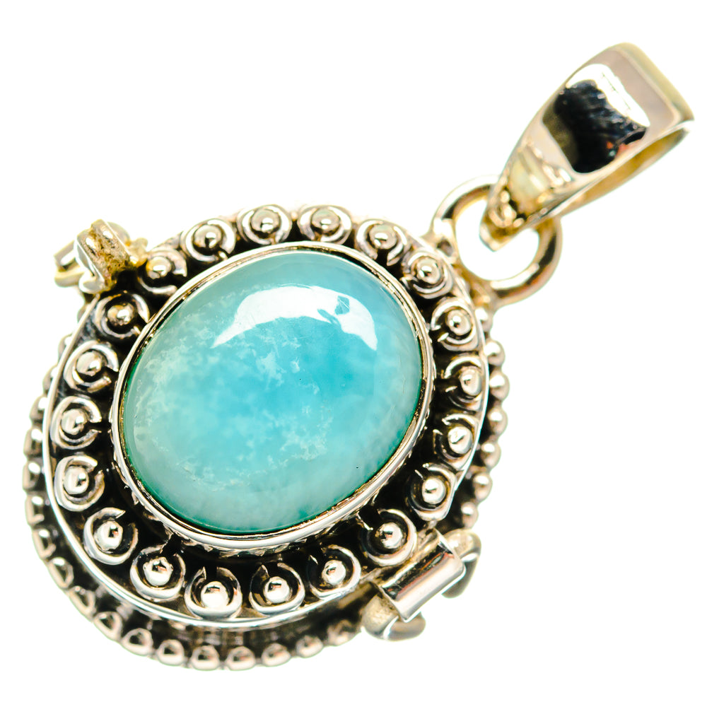 Aquamarine Pendants handcrafted by Ana Silver Co - PD21726 - Photo 2