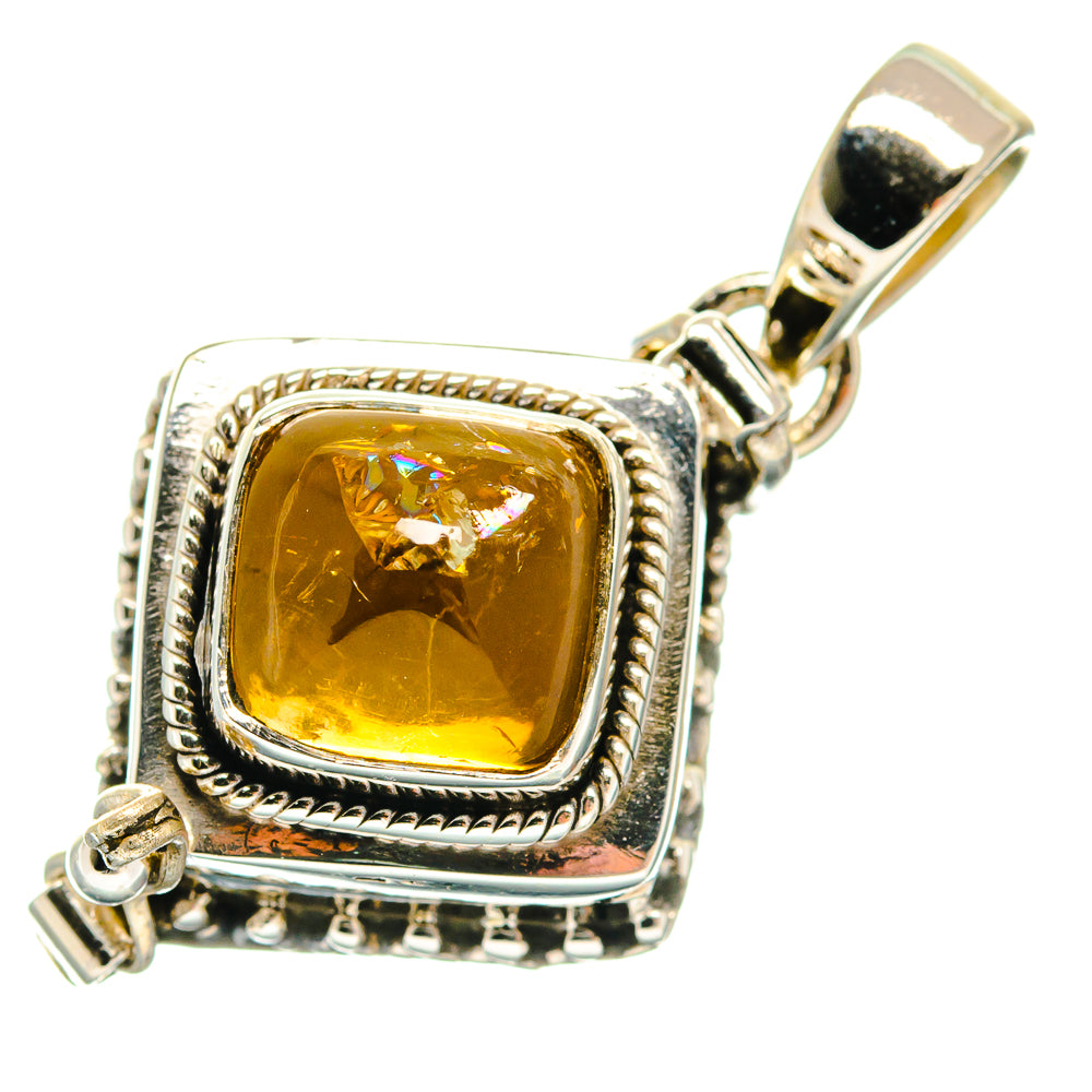 Citrine Pendants handcrafted by Ana Silver Co - PD21729 - Photo 2