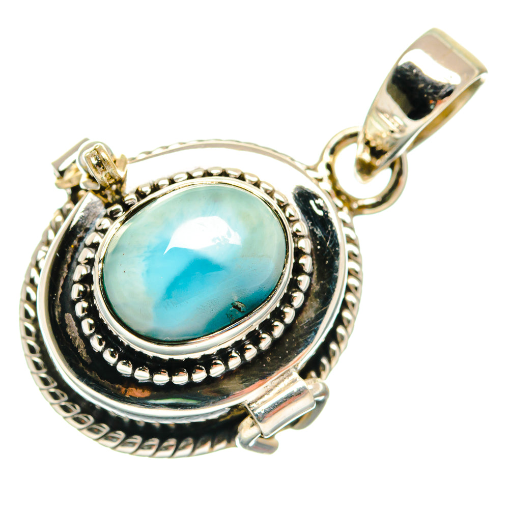 Larimar Pendants handcrafted by Ana Silver Co - PD21736 - Photo 2