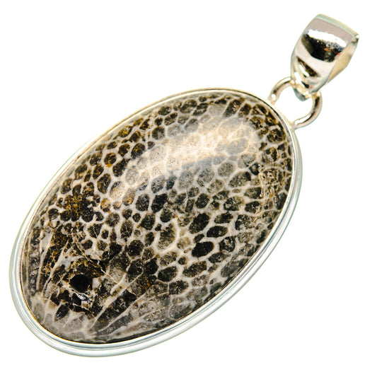 Stingray Coral Pendants handcrafted by Ana Silver Co - PD21738