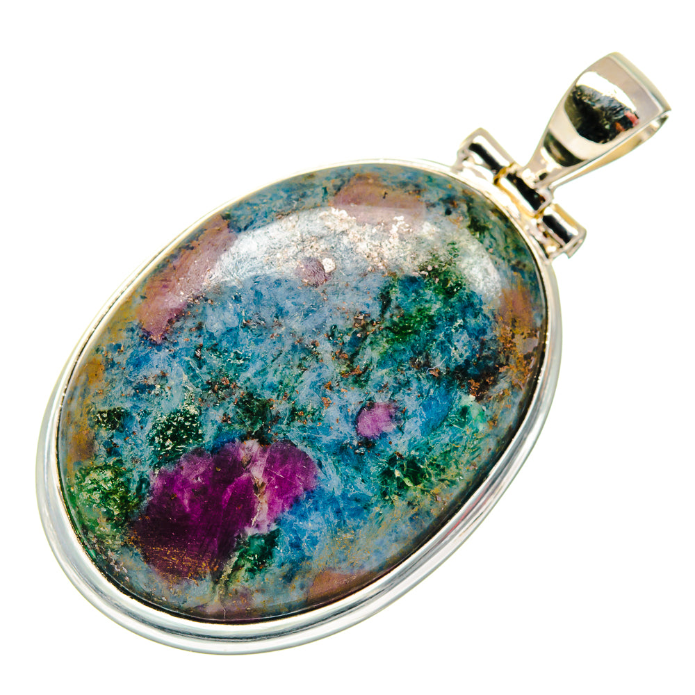 Ruby Fuchsite Pendants handcrafted by Ana Silver Co - PD21739