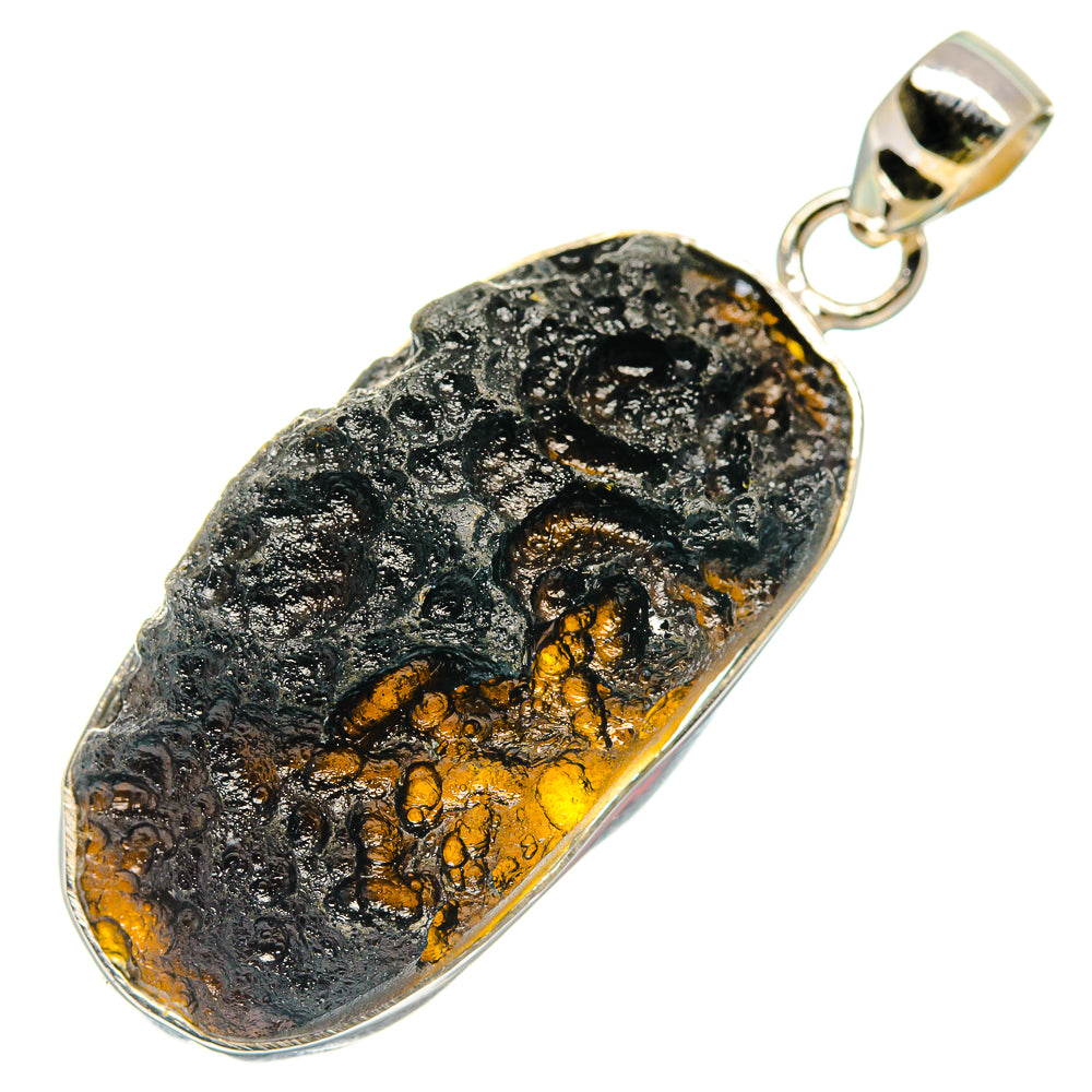 Tektite Pendants handcrafted by Ana Silver Co - PD21740