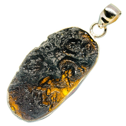 Tektite Pendants handcrafted by Ana Silver Co - PD21740