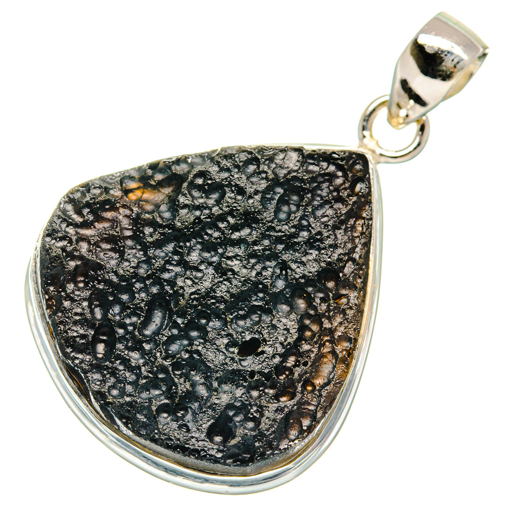 Tektite Pendants handcrafted by Ana Silver Co - PD21755