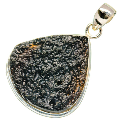 Tektite Pendants handcrafted by Ana Silver Co - PD21755