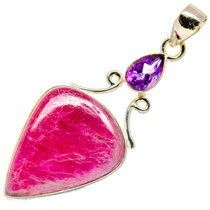 Ruby, Amethyst Pendants handcrafted by Ana Silver Co - PD21797