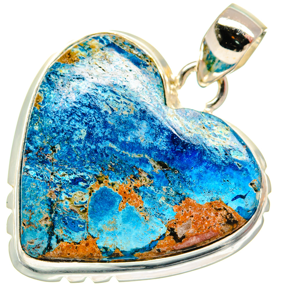 Chrysocolla Pendants handcrafted by Ana Silver Co - PD21813