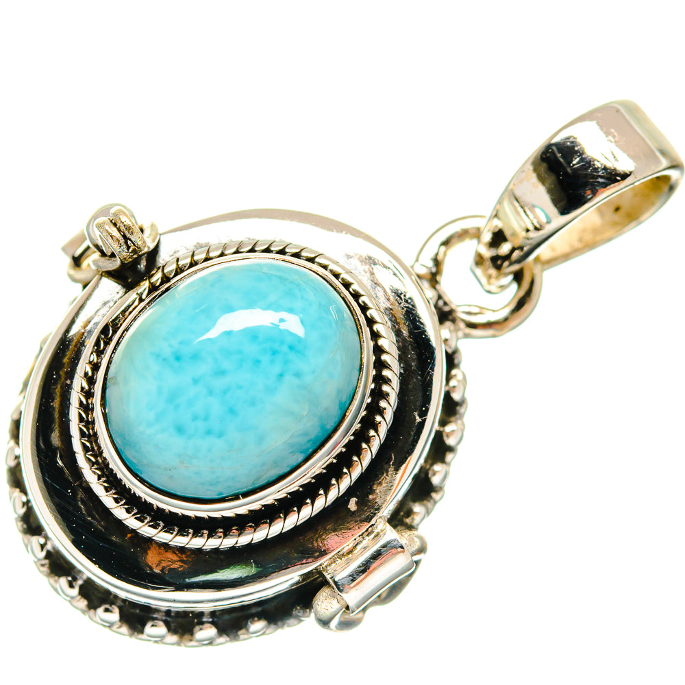 Larimar Pendants handcrafted by Ana Silver Co - PD21860 - Photo 2
