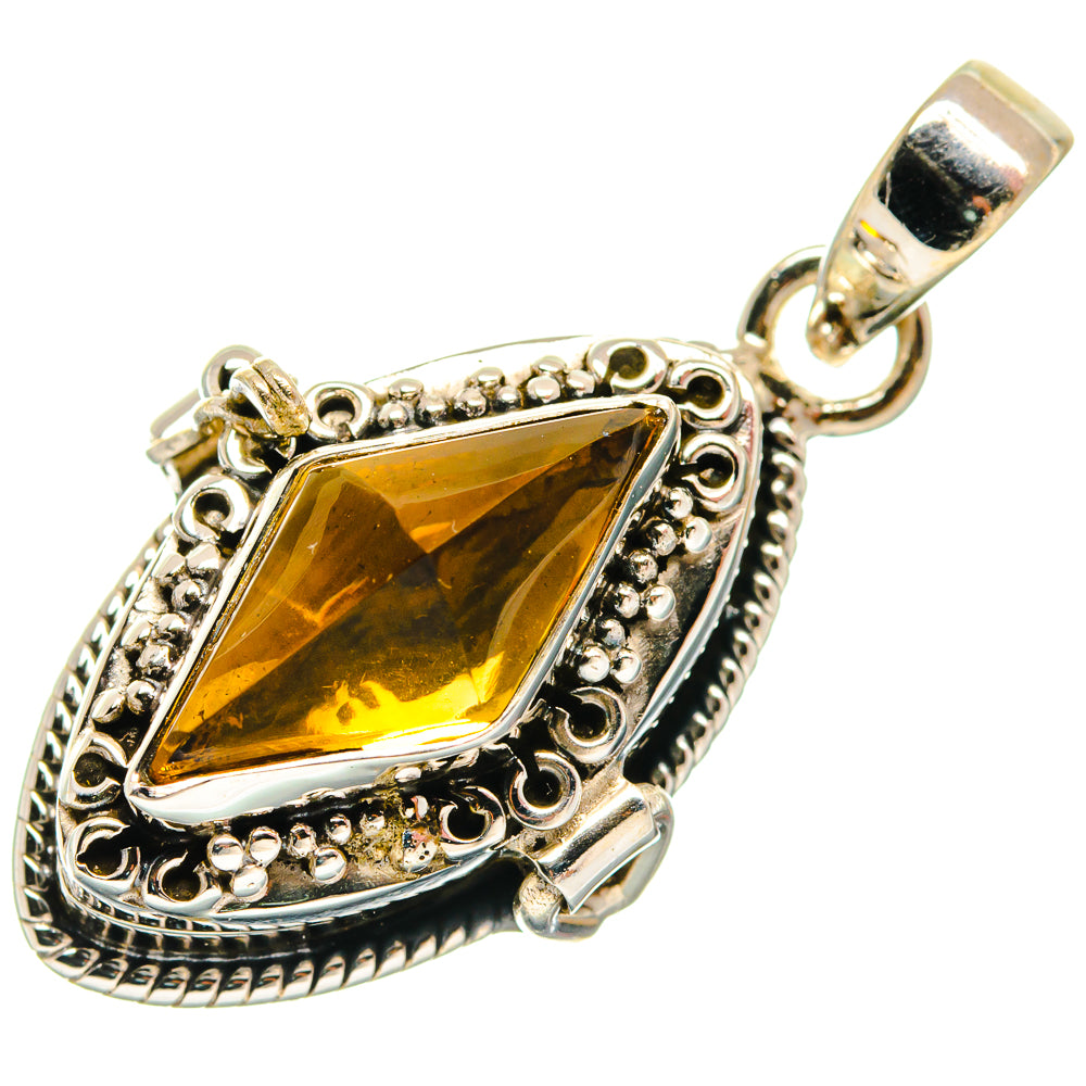 Citrine Pendants handcrafted by Ana Silver Co - PD21865