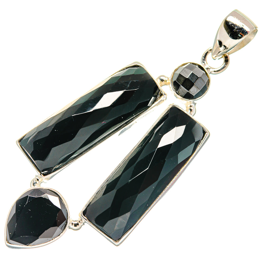 Black Onyx Pendants handcrafted by Ana Silver Co - PD21876 - Photo 2