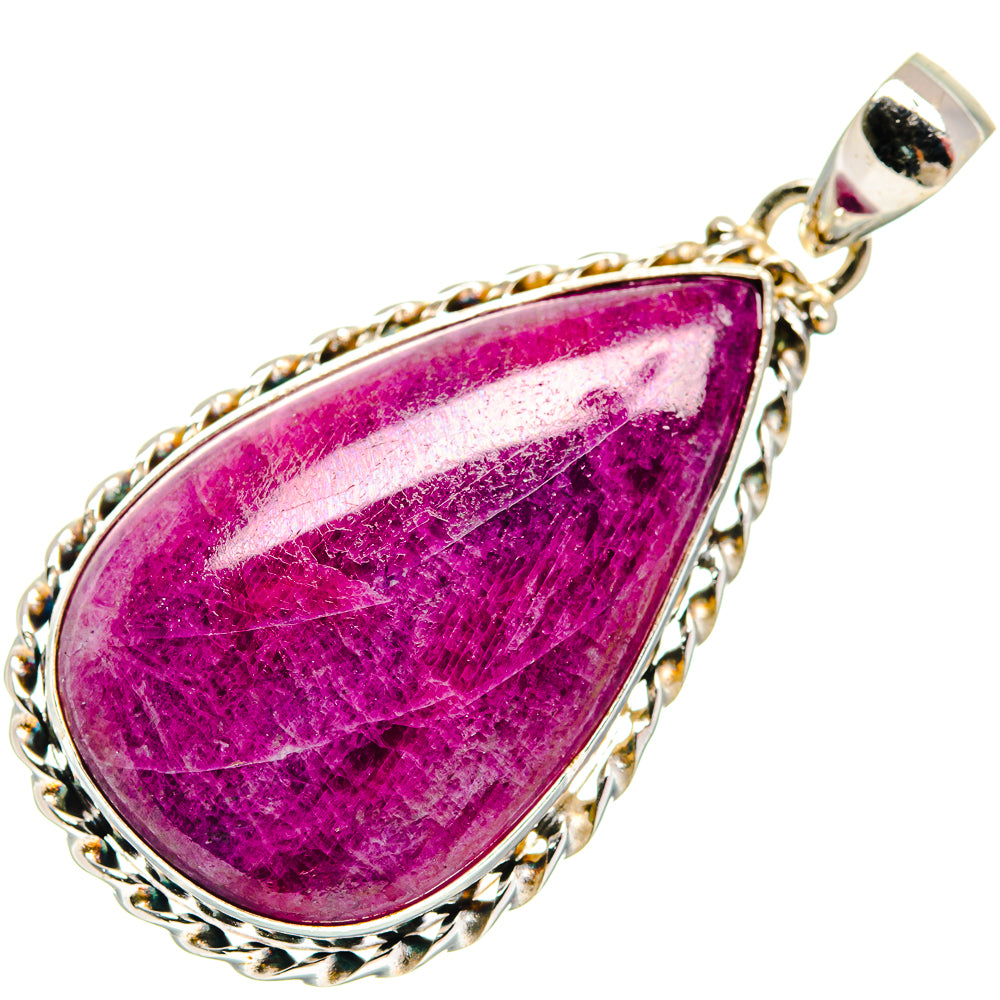 Ruby Fuchsite Pendants handcrafted by Ana Silver Co - PD21878