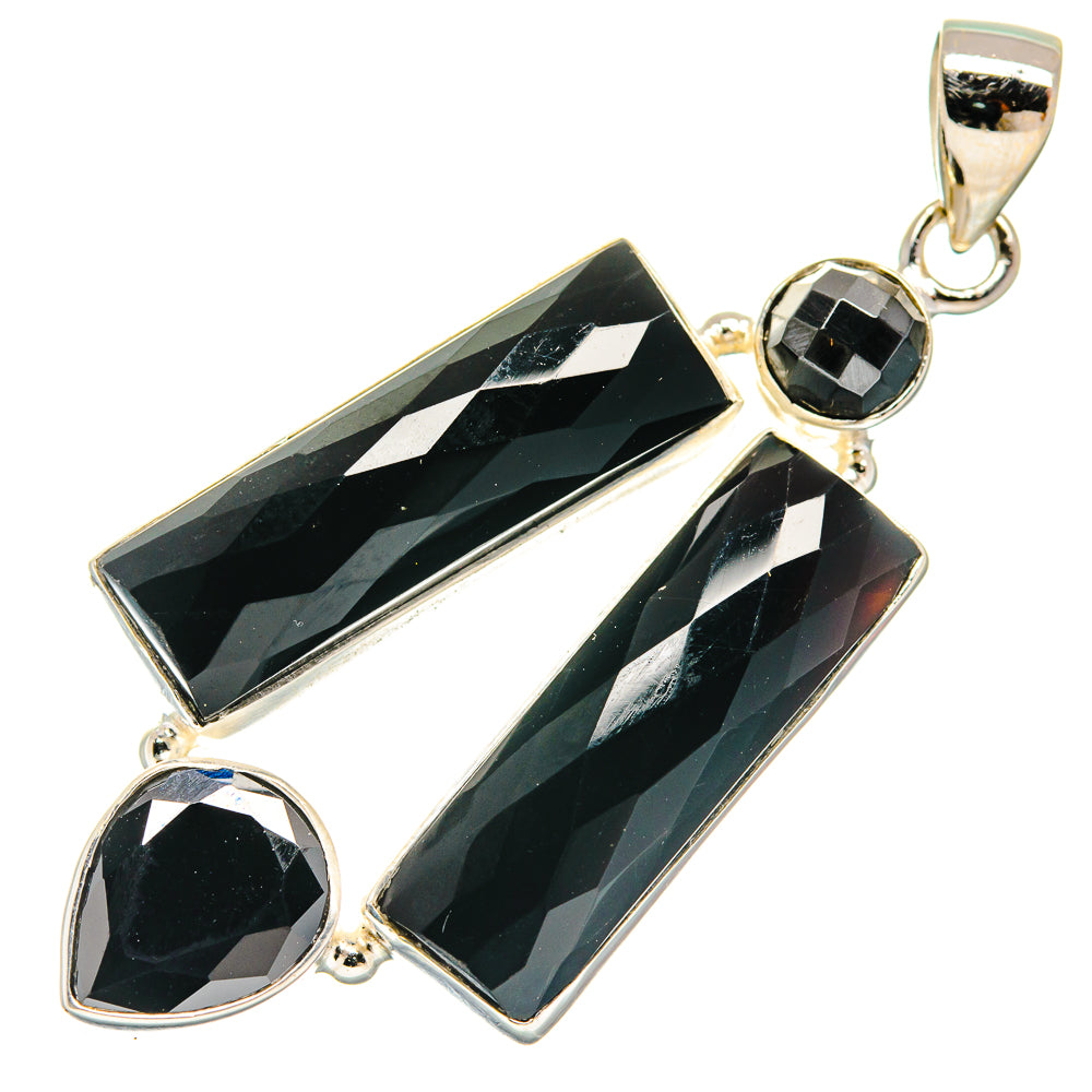 Black Onyx Pendants handcrafted by Ana Silver Co - PD21881