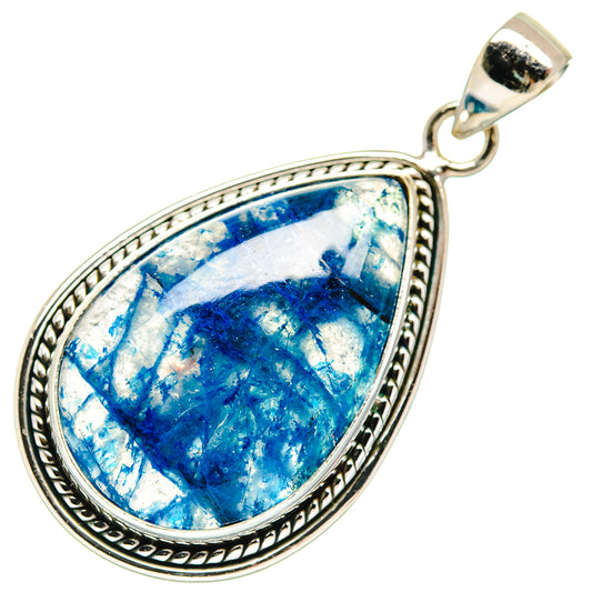 Chryscolla In Quartz Pendants handcrafted by Ana Silver Co - PD21882