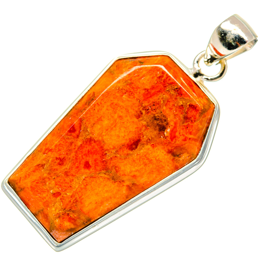 Sponge Coral Pendants handcrafted by Ana Silver Co - PD21887