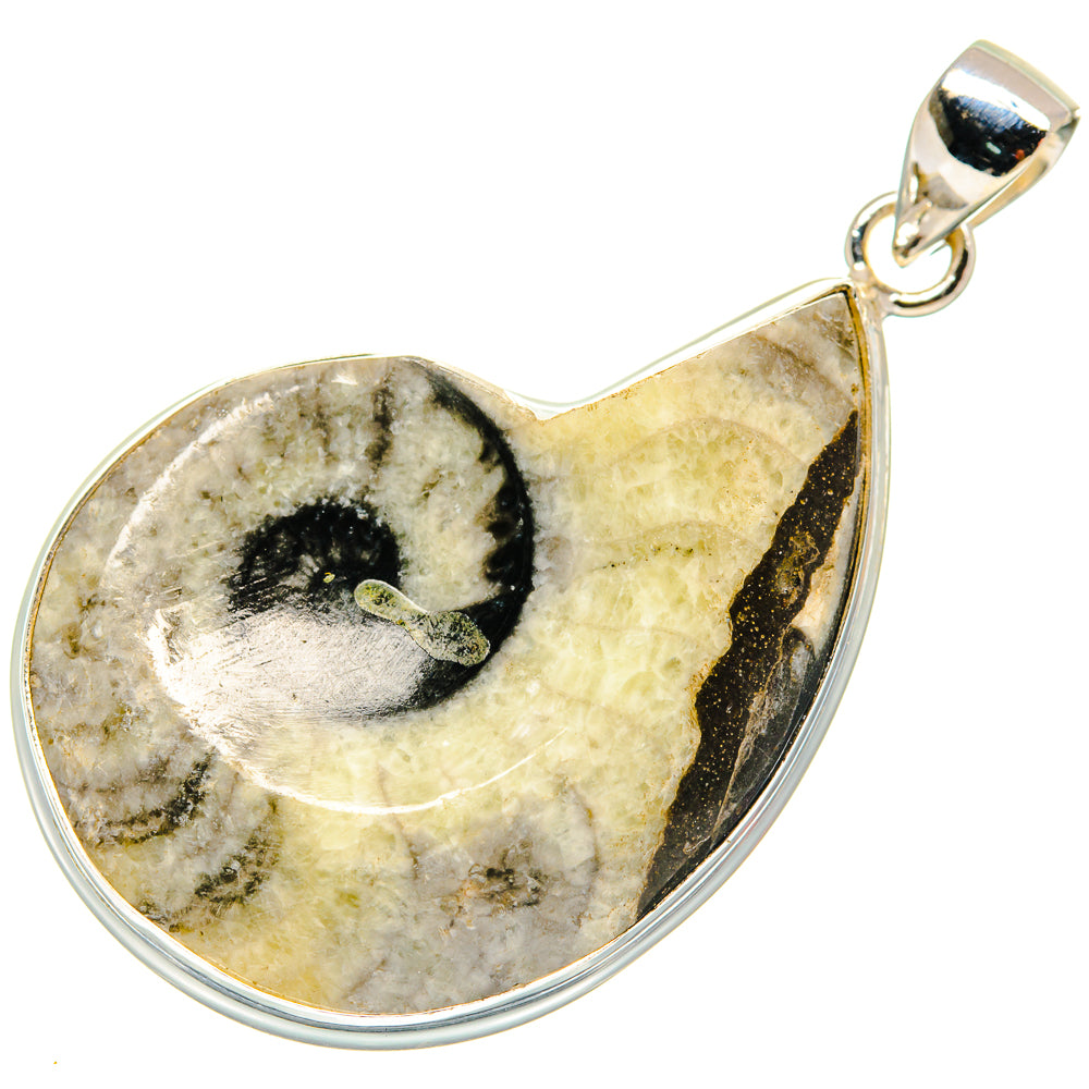 Pinolith Fossil Pendants handcrafted by Ana Silver Co - PD21890