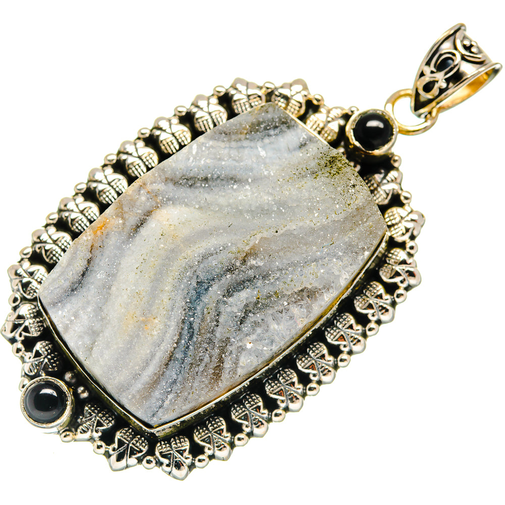 Desert Druzy Pendants handcrafted by Ana Silver Co - PD21893