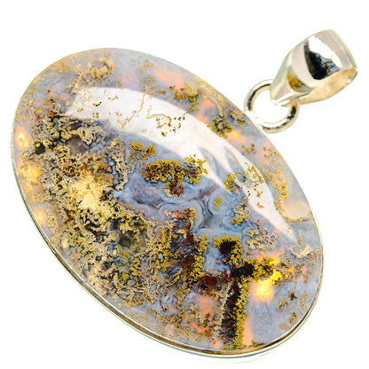Laguna Lace Agate Pendants handcrafted by Ana Silver Co - PD21908