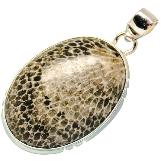 Stingray Coral Pendants handcrafted by Ana Silver Co - PD21922 - Photo 2