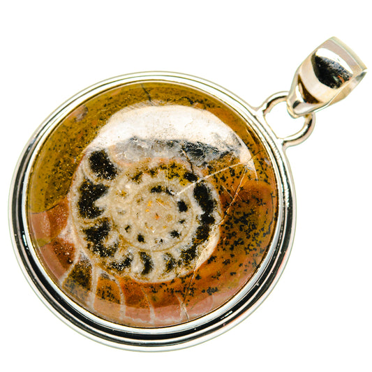 Turritella Agate Pendants handcrafted by Ana Silver Co - PD21940