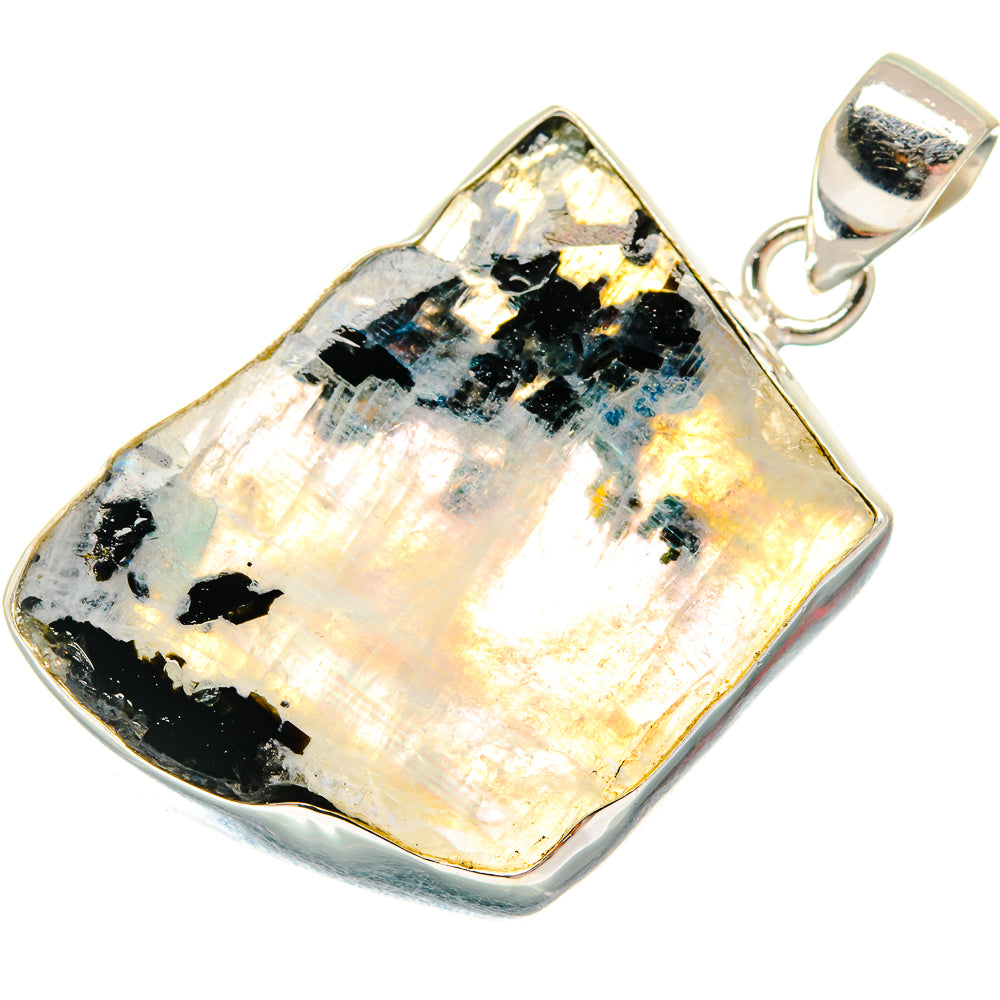 Rainbow Moonstone Pendants handcrafted by Ana Silver Co - PD21965