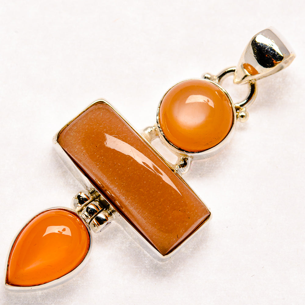 Sunstone Pendants handcrafted by Ana Silver Co - PD21974