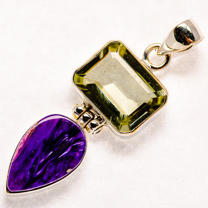 Charoite Pendants handcrafted by Ana Silver Co - PD21975 - Photo 2