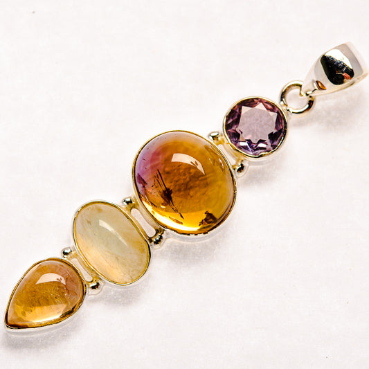 Ametrine Pendants handcrafted by Ana Silver Co - PD21976