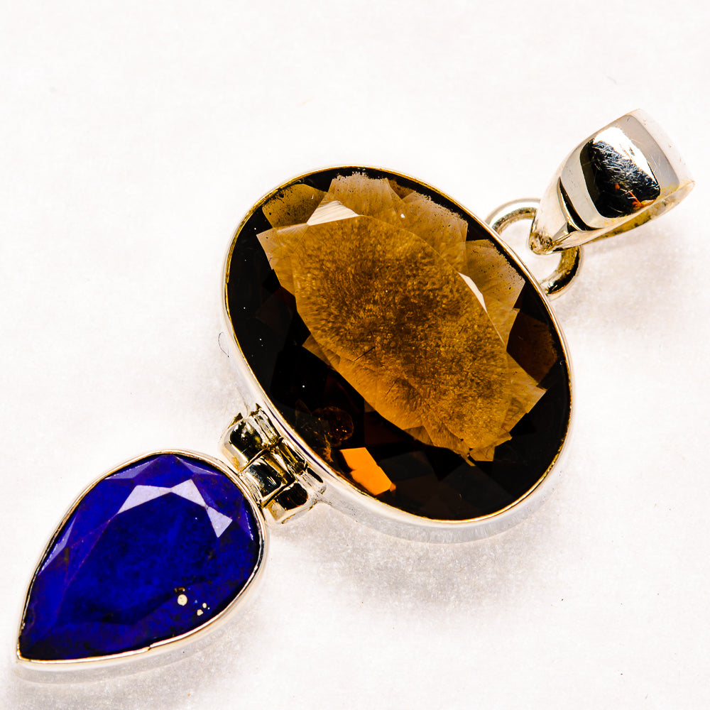Smoky Quartz Pendants handcrafted by Ana Silver Co - PD21978 - Photo 2