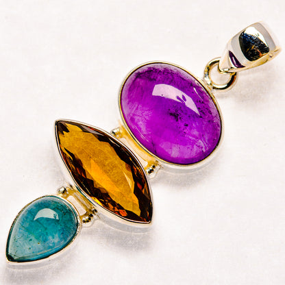 Amethyst Pendants handcrafted by Ana Silver Co - PD21980 - Photo 2