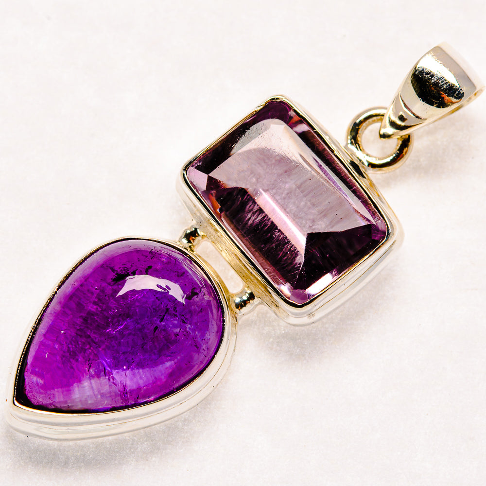 Amethyst Pendants handcrafted by Ana Silver Co - PD21981 - Photo 2