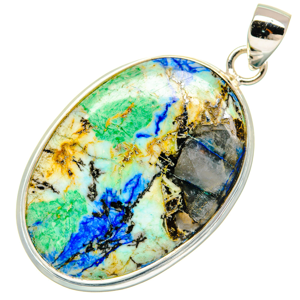 Blue Howlite Pendants handcrafted by Ana Silver Co - PD22009