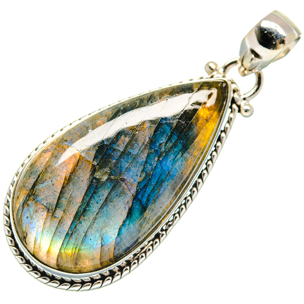 Labradorite Pendants handcrafted by Ana Silver Co - PD22015 - Photo 2