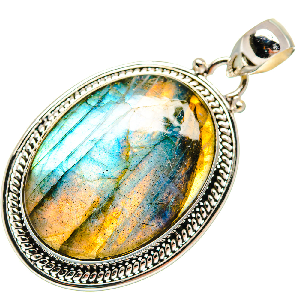 Labradorite Pendants handcrafted by Ana Silver Co - PD22016