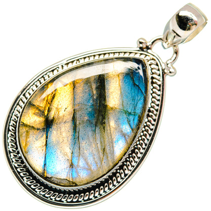 Labradorite Pendants handcrafted by Ana Silver Co - PD22017 - Photo 2