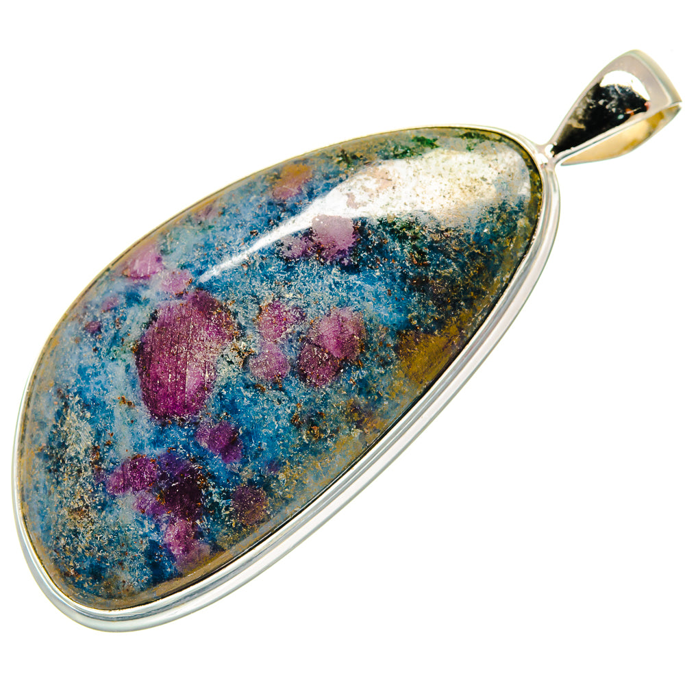 Ruby Fuchsite Pendants handcrafted by Ana Silver Co - PD22020