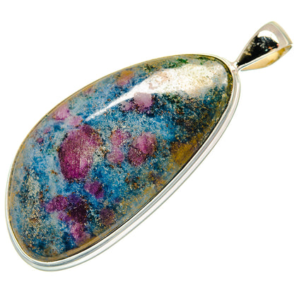 Ruby Fuchsite Pendants handcrafted by Ana Silver Co - PD22020